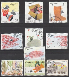 JAPAN 2020 The Children Picture Books - Friends, Full set of Used stamps - Picture 1 of 1