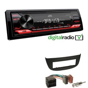 JVC 1-DIN Digital Media Autoradio DAB+ USB AUX für Renault Wind schwarz - Bild 1 von 5