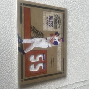 2004 Donruss Classics Dress Code Jersey Number Game-Worn 17/100 Brandon Webb