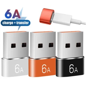 6A Type C To USB 3.0 OTG Adapter USB C Female To USB Male Converter Connector - Foto 1 di 20