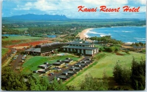 KAUAI RESORT HOTEL Hawaii HI vista de pájaro - Postal - Imagen 1 de 2