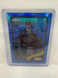 Professor Xavier #27 Blue Refractor/299 2025 Topps Chrome Marvel Comics - Picture 1 of 2
