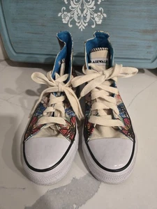 Airwalk Women's Flower Shoes Size 8 Canvas Hi Top Flower Power 74698  - Picture 1 of 6