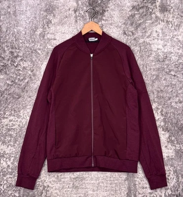 Rapha Track Jacket XL Mens Merino Wool Full Zip Cycling Red Bomber Cycling - Image 1 of 4