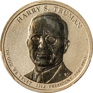 2015 HS Truman Coin & Chronicles Set PCGS RevPR69 & MS69 Silver Medal 1st Str... - Picture 1 of 8