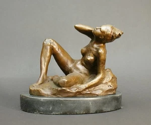 BRONZE EROTISCHER FRAUNAKT – „EMMI“- SIGNIERT - Bild 1 von 11