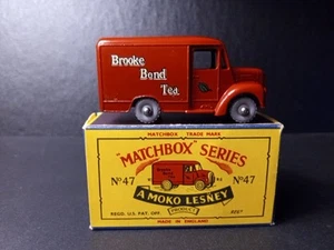 Matchbox 47A 1 Ton Trojan Van "BROOKE BOND TEA" 1958 VN/MINT In Orig. B5 Box - Picture 1 of 16
