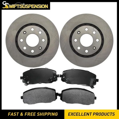 Kit de rotores de freno delanteros y pastillas de cerámica para Suzuki Swift 2007 2008 2009 2010 Foto 1 de 4