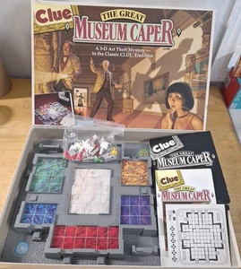 Vintage Parker Brothers Clue The Great Museum Caper Brettspiel 1991 - KEIN WÜRFEL - Bild 1 von 9