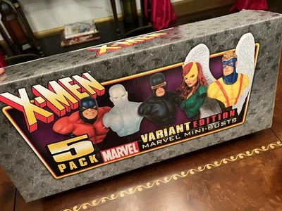 JUEGO DE 5 PIEZAS VARIANTE X-MEN Bowen Marvel Girl Beast Iceman Original X-Men Avengers Foto 1 de 4