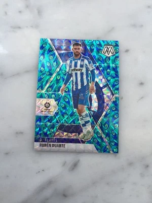 2020-21 Panini Mosaic Ruben Duarte Deportivo Alaves Peacock SSP 1st - Image 1 of 2