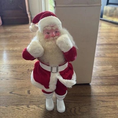 Vintage HAROLD GALE Santa Claus 15" Figure Christmas Store Display  Rosy Cheeks - Image 1 of 4