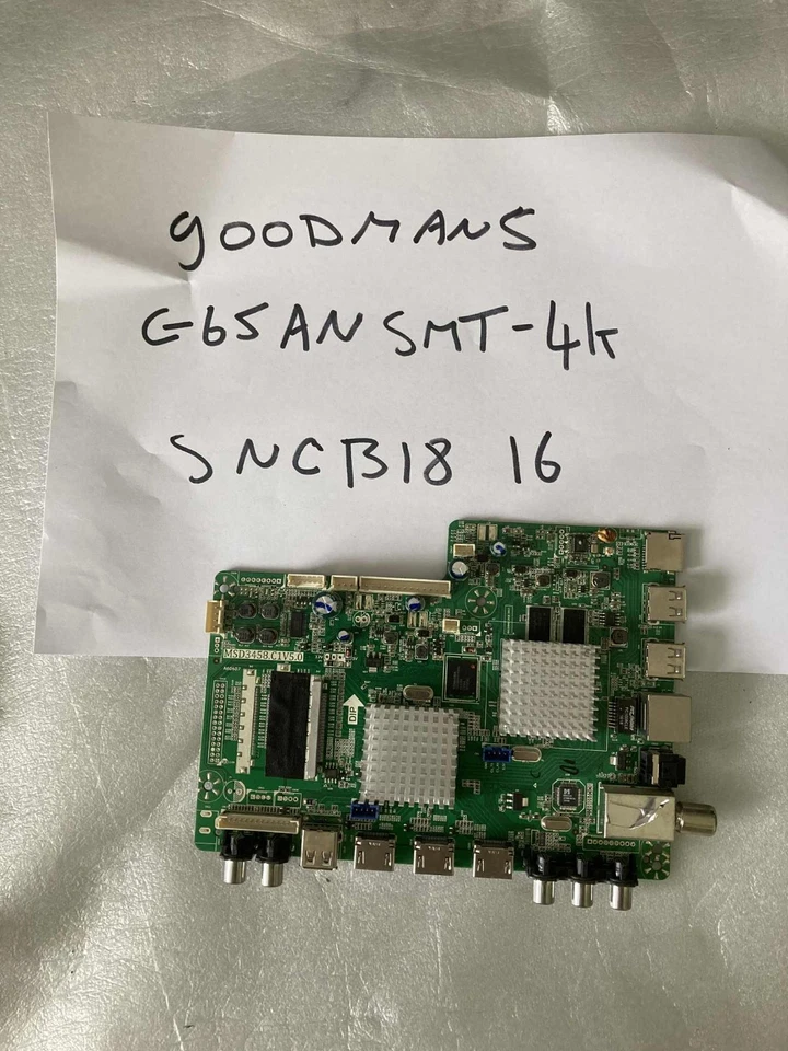PLACA PRINCIPAL MSD3458.C1V5.0 PARA TV GOODMANS G65ANSMT-4K (TUB9) Foto 1 de 1