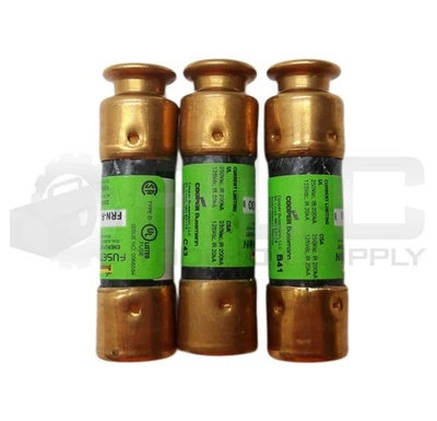 LOTE DE 3 NOVOS FUSÍVEIS BUSSMANN FRN-R-30 250VAC 30A - Imagem 1 de 4