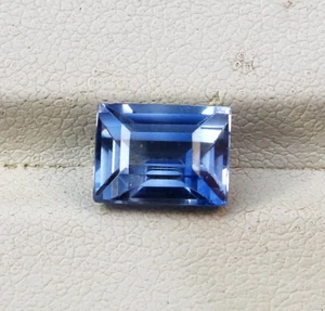 Sapphire CERTIFIED Blue Loose Gems 4-5 Ct Natural Flawless Ceylon Princess Cut - Picture 1 of 8