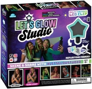 Let's Glow Studio Lights Ups LetsGlow LED Clip Fernbedienung Haarspangen Aufkleber - Bild 1 von 2