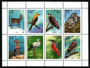 Kirguistán 1998 - Mi-Nr. 139-146 ** - MNH - KLB - Pájaros / Pájaros - Imagen 1 de 1