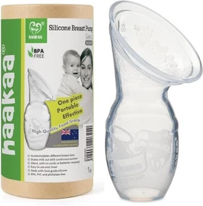 Haakaa Silicone Breastfeeding Manual Breast Pump Milk Pump 100% Food - Picture 1 of 4