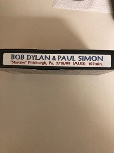 Bob Dylan & Paul Simon live at Starlake, Pittsburgh PA 7/18/99 VHS tape - Picture 1 of 1