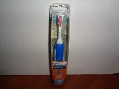 Philips Sonicare PowerUp Battery Operated Toothbrush Blue Brand New Sealed - Image 1 of 3