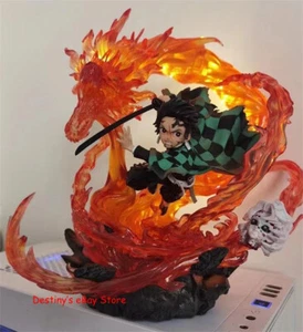 Demon Slayer Kamado Tanjirou LED Night Light Figure Statue Model Toy Gift 30cm - Picture 1 of 12
