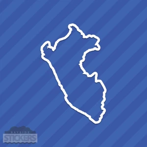 Peru State Outline Vinyl Decal Sticker - Picture 1 of 2