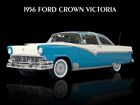 1956 Ford Crown Victoria Original Look Resto. NEW Metal Sign: 12x16 Ships Free