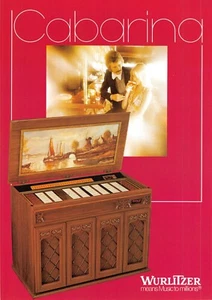 Wurlitzer Cabarina Jukebox Advertisement Sales Flyer 1970s 021219AME - Picture 1 of 2