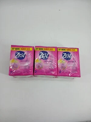 (Pack of 6) Zest Indulgence Deodorant Bar Soap Bars Lush Orchid & Almond - Image 1 of 4