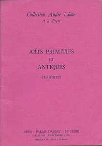 FERRI AFRICAN OCEANIC ANTIQUITIES ART Andre Lhote Collection Catalog 1979 - Imagen 1 de 1