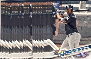 (60) 2017 Topps Opening Day MARCELL OZUNA Base Card LOT Marlins #12 - Picture 1 of 1