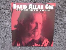 DAVID ALLAN COE "SUPER HITS VOL. 2" 1996 COL. NM/UNPLAYED OOP OUTLAW COUNTRY CD