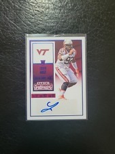 2016 Panini Contenders Draft Picks Autograph Luther Maddy Virginia Tech CFL