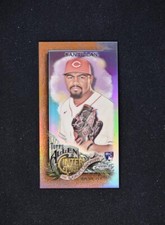 2022 Allen & Ginter Chrome Base Mini Orange #158 Tony Santillan /25