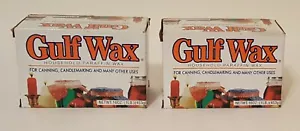 2 Pack Gulf Wax Household Paraffin Wax 1 lb each - Canning, Candle Making - Picture 1 of 6