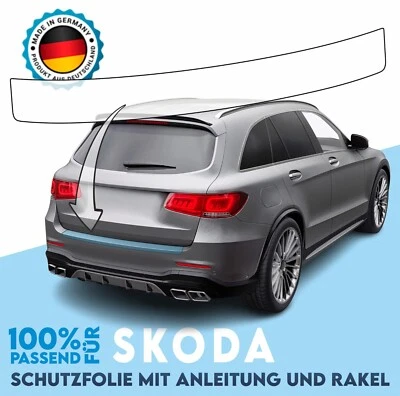 Lackschutzfolie für SKODA Octavia Kombi RS 3 5E - Ladekantenschutz transparent