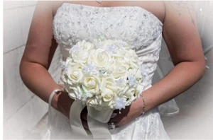 wedding dress size 14/16 - Picture 1 of 6