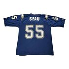 Vintage Junior Seau NFL Apex One San Diego Chargers Jersey Size Large L