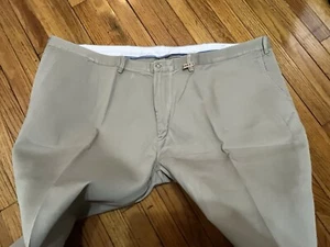 Polo Ralph Lauren Classic Fit Tan Twill Chino Pants Slacks Big Mens 58B/32 Lot H - Picture 1 of 19