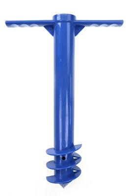 ELLUG Schirmständer Bodenhülse für Sonnenschirm 24*38cm Halterung Rasendorn Bodendübel