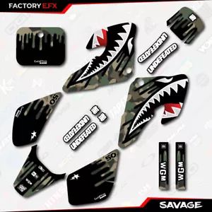 Kit de gráficos de carreras Woodland Camo Savage para Honda 2000-2003 XR50 XR 50 00-03 - Imagen 1 de 2