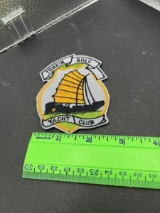 US NAVY 7th FLEET " TONKIN GULF YACHT CLUB ", VIETNAM WAR SEW ON PATCH - Picture 1 of 2
