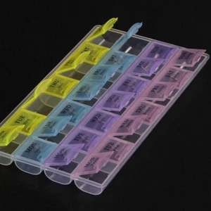 Weekly 28Day Tablet Pill Box Holder Medicine Storage Organizer Case Contai - Picture 1 of 2
