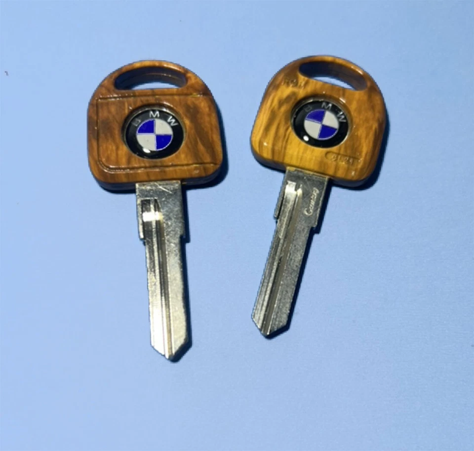 2 llaves marrones en blanco para BMW SERIE 3 5 6 7 E12 E21 E23 E24 E28 E30 M3 M5 Alemania Foto 1 de 1