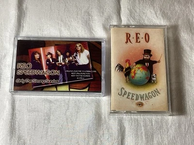 REO SPEEDWAGON (2)-Cassette Only the Strong Survive & Earth Small Man, Dog Chick - Image 1 of 4