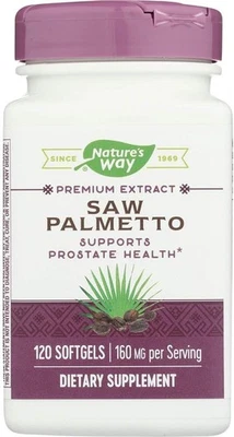 Extracto Premium Nature's Way Saw Palmetto, próstata 120 unidades (paquete de 1)  Foto 1 de 2