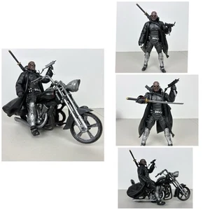 Marvel comics Blade The vampire slayer Custom figure with motorcycle - Picture 1 of 22