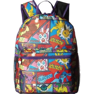 Pokemon Rucksack mit mehreren Figuren Eevee Comic Strip 16 Zoll - Bild 1 von 3