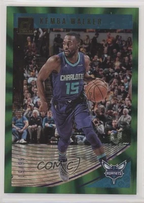 2018-19 Panini Donruss Holo Green Laser /99 Kemba Walker #8 - Image 1 of 2