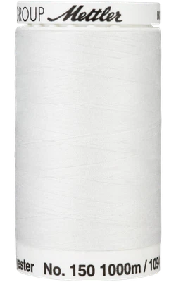 White 2000 | Bobbinette - #0277 (1000M / 1094Y Spool) | Mettler - Image 1 of 4